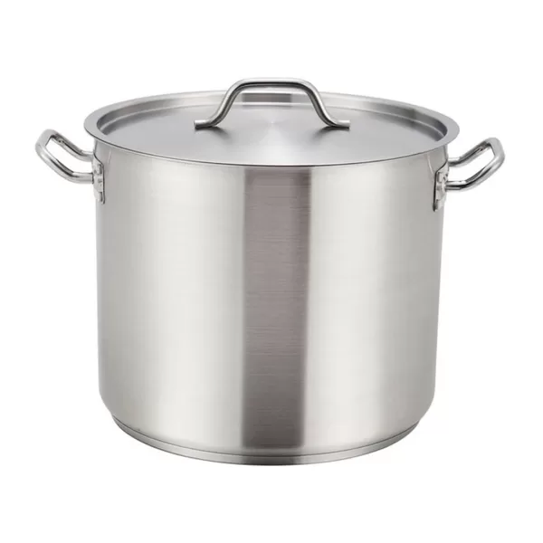 OLLA DE ACERO INOXIDABLE MAS TAPA 12 QT