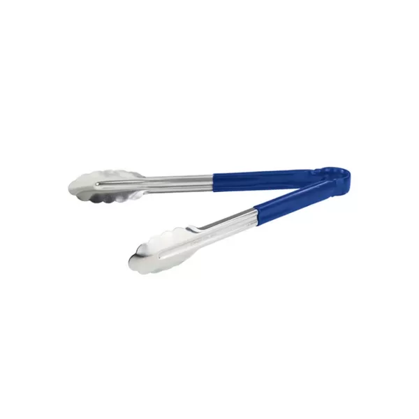 PINZA INOXIDABLE MANGO PLASTICO AZUL 12PLG
