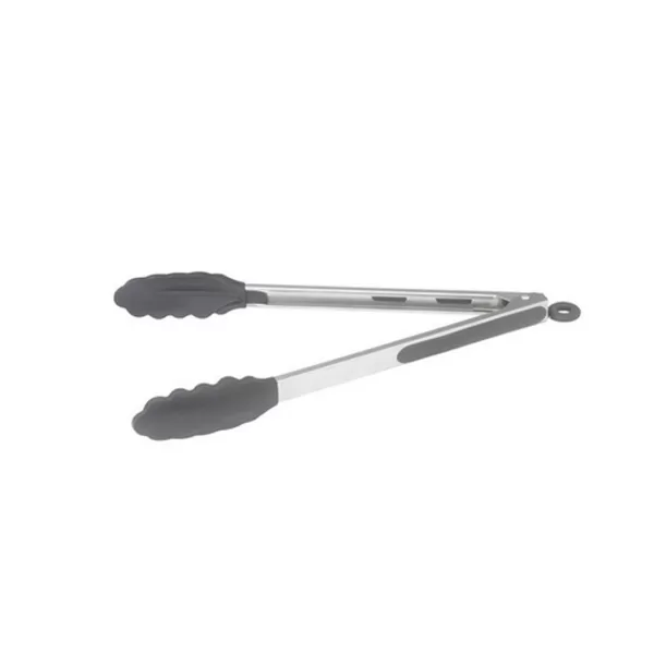 PINZA INOXIDABLE PUNTA SILICON 12PLG