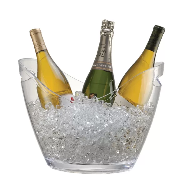 GONDOLA HIELERA 4 BOTELLAS CLEAR