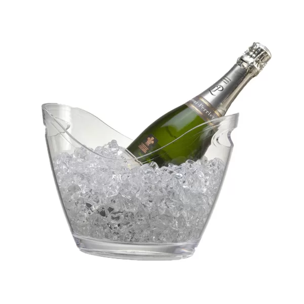 GONDOLA HIELERA 2 BOTELLAS CLEAR
