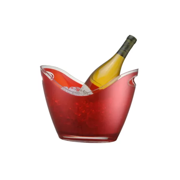 GONDOLA HIELERA 2 BOTELLAS ROJA