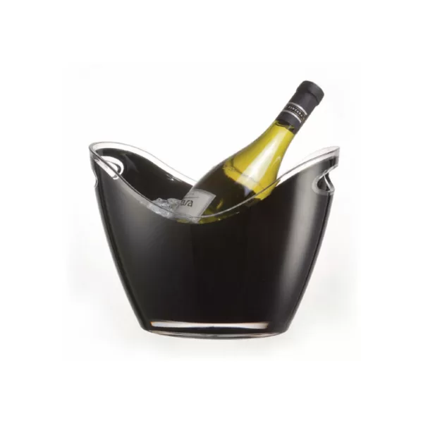 GONDOLA HIELERA 2 BOTELLAS NEGRA