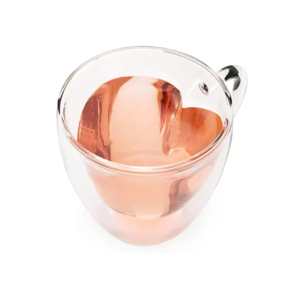 TAZA PORTA TE EN FORMA DE CORAZON