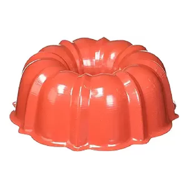 MOLDE P/PASTEL BUNDT ROJO 12 TZ