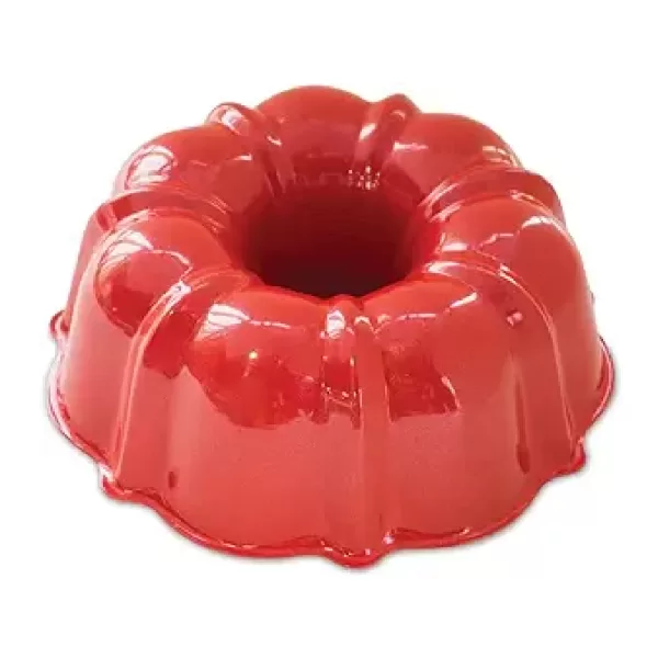 MOLDE PARA PASTEL BUNDT ROJO 6 TZ