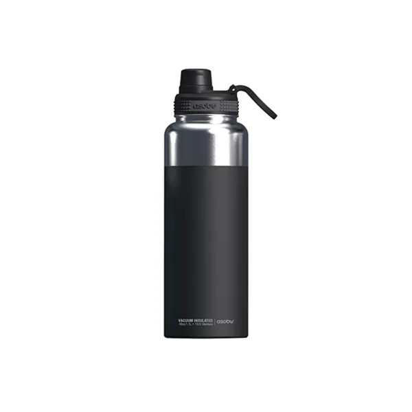 BOTELLA TERMICA PODEROSA ASOBU NEGRO 40 OZ