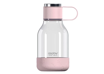 BOTELLA LIGERA ROSA CUENCO PARA PERROS 50 OZ