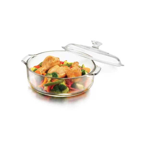 CACEROLA CON TAPA 1.85 LT, APTO MICROONDAS Y HORNO