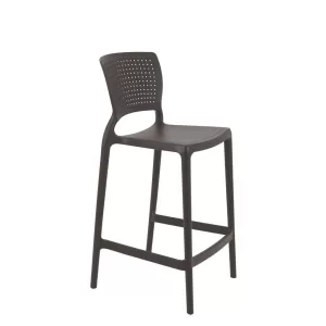 SILLA SAFIRA BAR MARRON