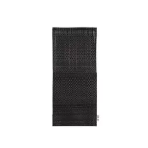 10IN X 4.5IN METROWEAVE POCKET - RANDOM WEAVE BLACK