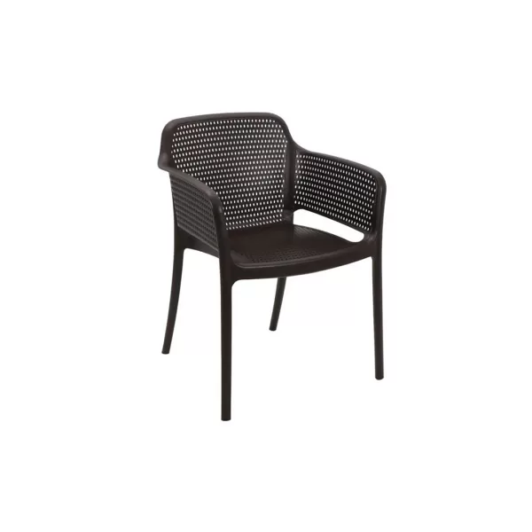 SILLA GABRIELA MARRON
