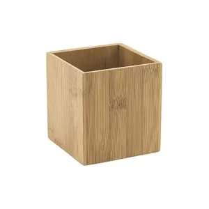 PORTAVASOS CUADRADO DE BAMBU DE 3.75PLG