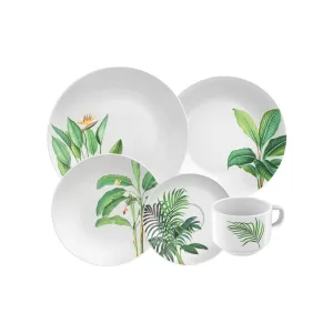 JUEGO DE VAJILLA GRAZIELA PORCELANA DE 20 PIEZAS