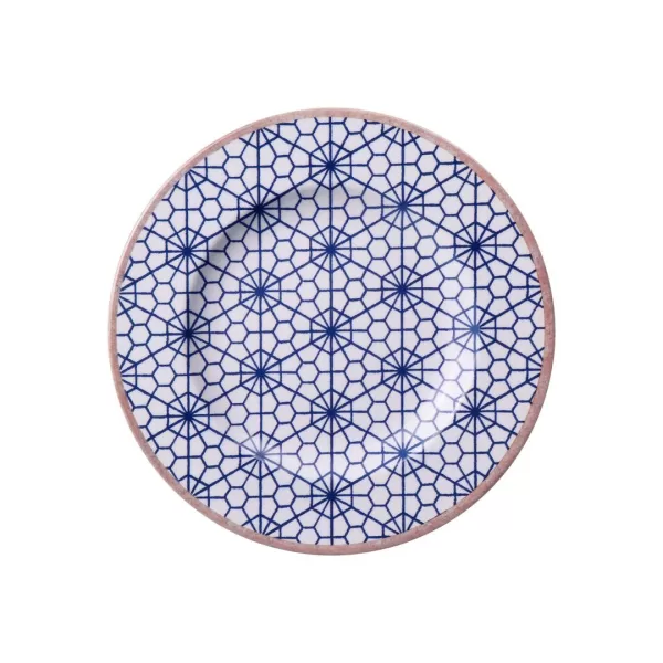 PLATO REDONDO DE PORCELANA ABSTRATTA 8.3PLG