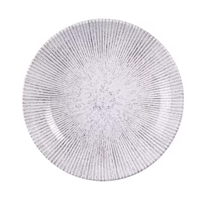 PLATO HONDO DE PORCELANA DIAMANTINA 9.8PLG