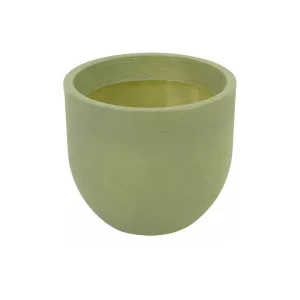 LAOS MACETA VERDE OLIVO 28CM