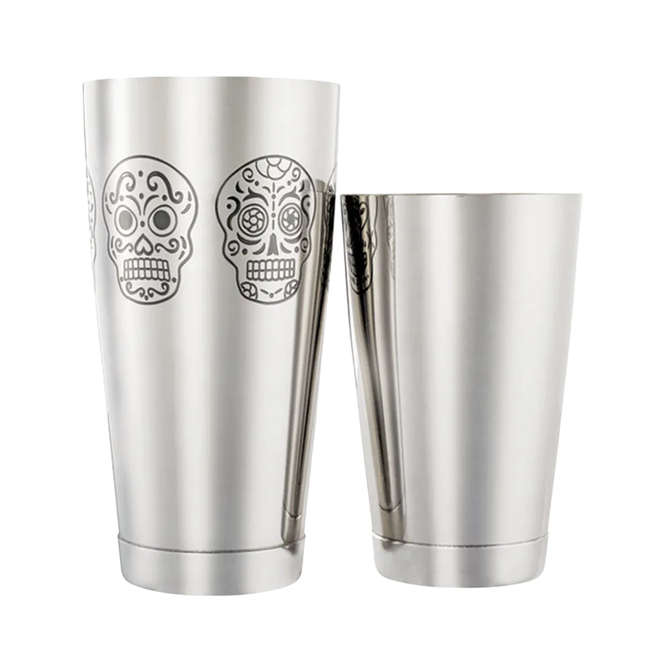 Coctelera diseño de calavera