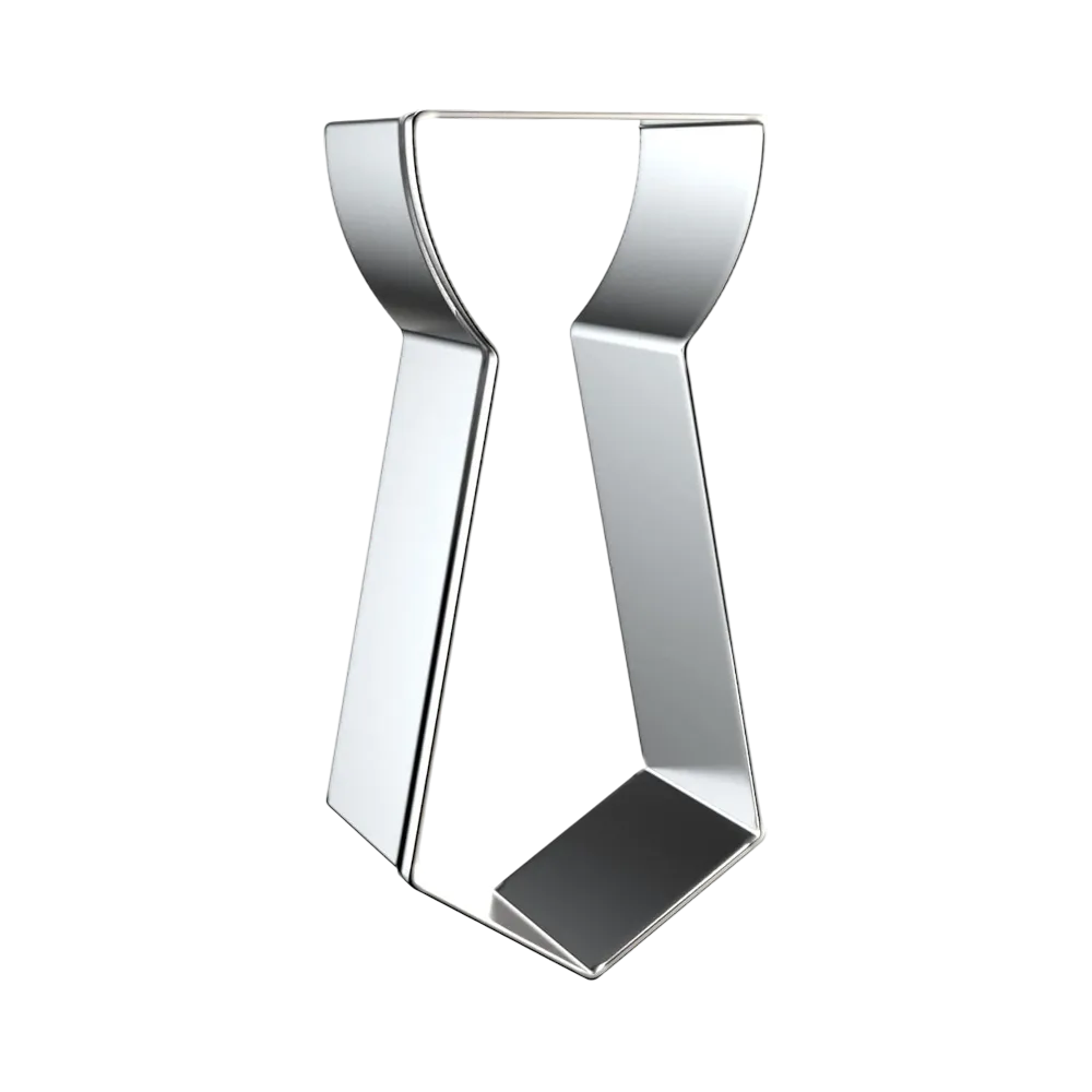 Cortador de galleta de corbata