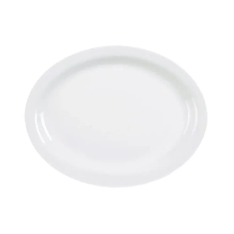 Plato colorado ovalado