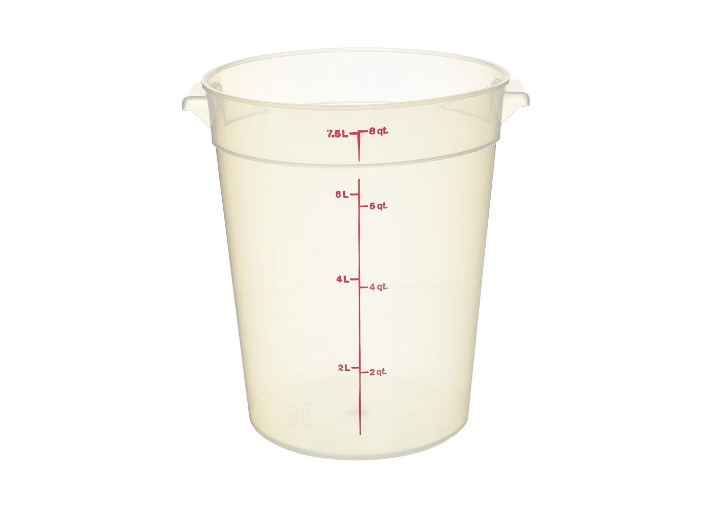 CONTENEDOR REDONDO PARA ALMACENAMIENTO DE 8 CUARTOS