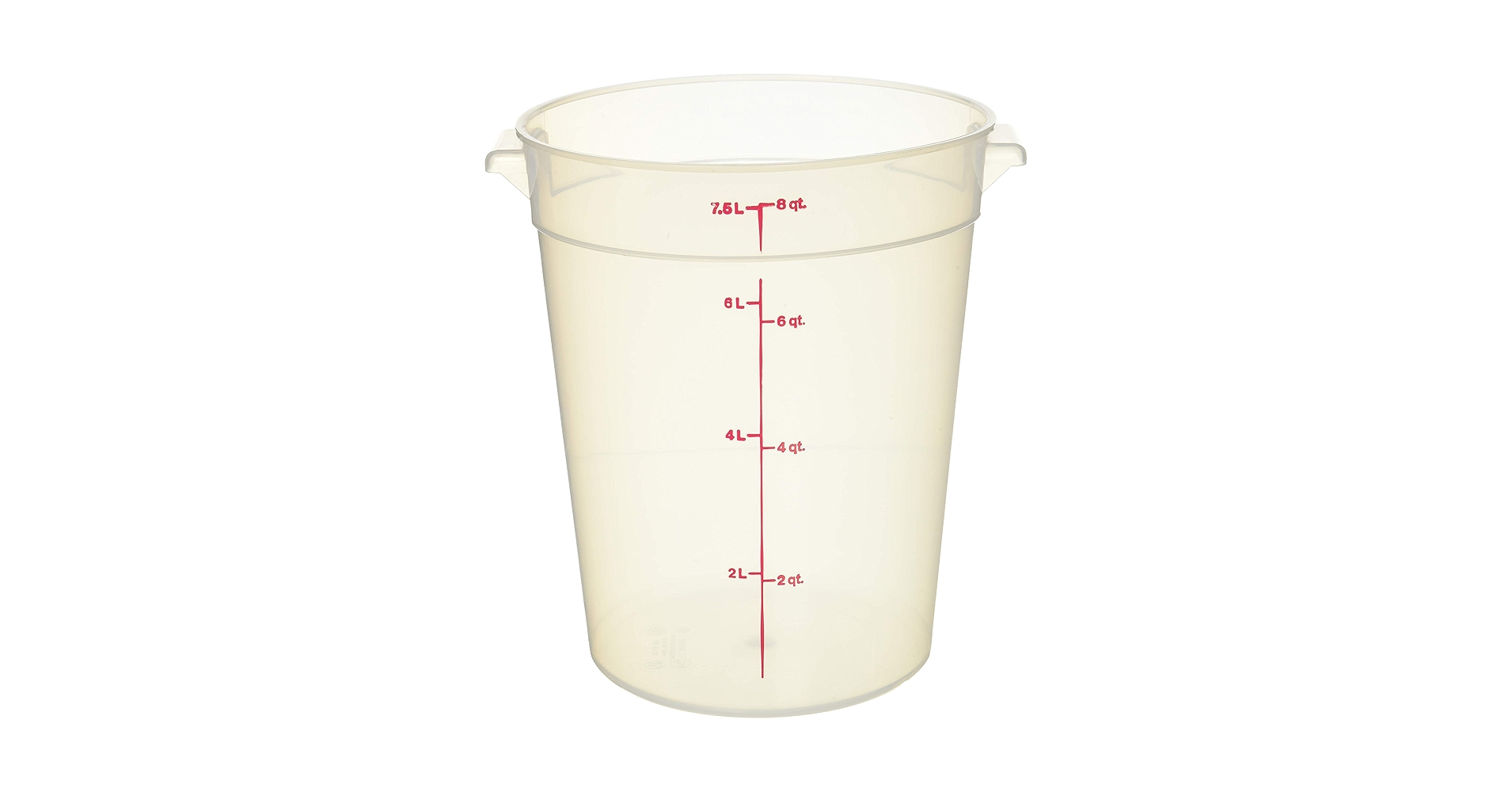 CONTENEDOR REDONDO PARA ALMACENAMIENTO DE 8 CUARTOS