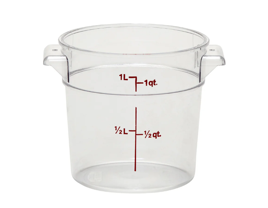 CONTENEDOR DE ALIMENTOS DE UN CUARTO