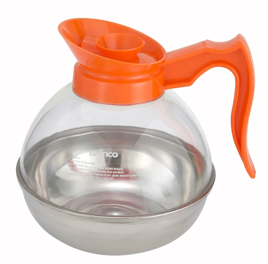 JARRA PARA CAFÉ 64 ONZAS NARANJA