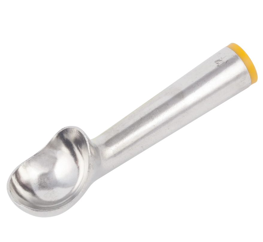 CUCHARON DE HELADO AMARILLO 3 ONZAS