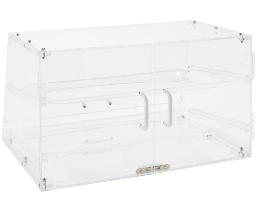 DISPLAY 2 BANDEJAS ACRILICAS