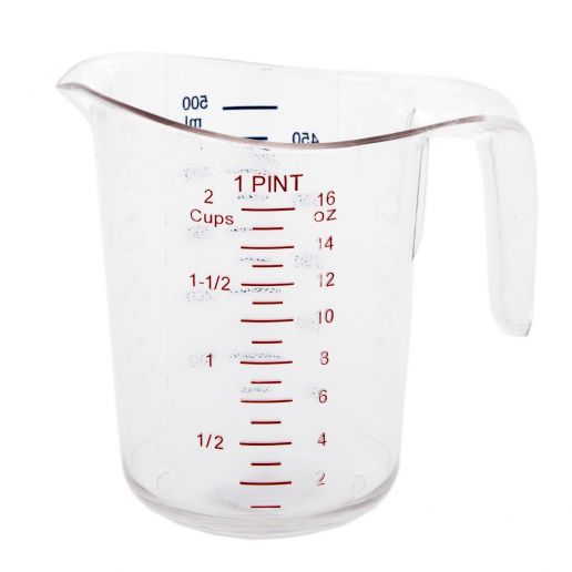 TAZA MEDIDORA 0.5Q 16 ONZAS