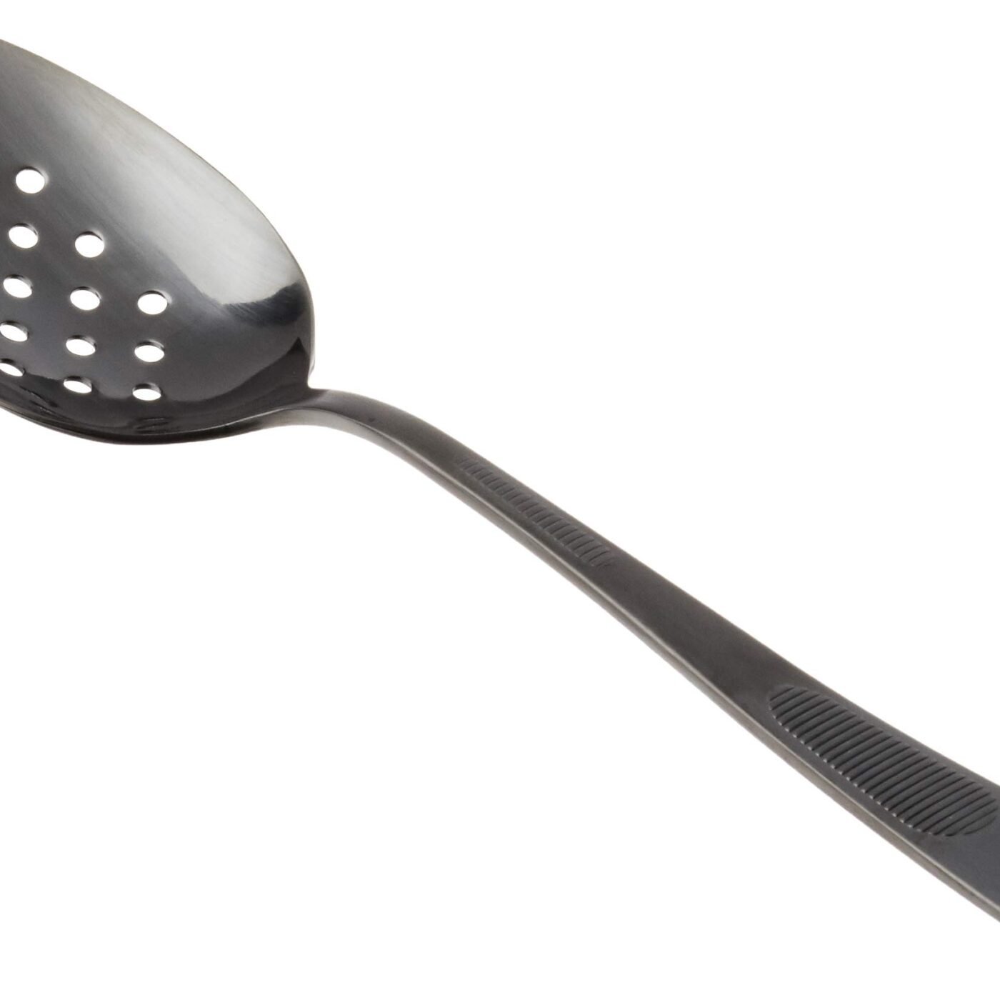 CUCHARA CALADA PARA EMPLATAR NEGRO MATE 9 PULGADAS