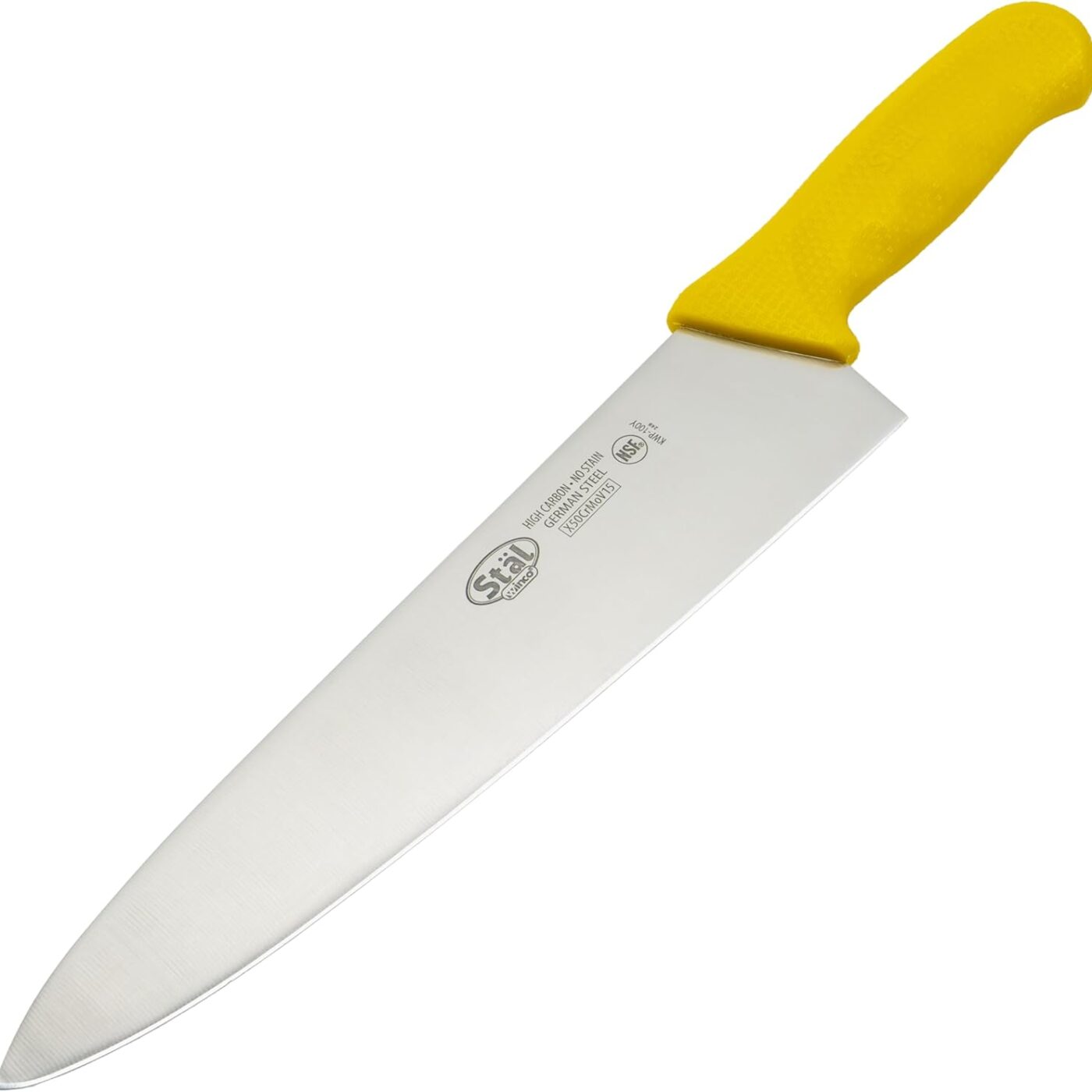 CUCHILLO DE CHEF AMARILLO 10 PULGADAS