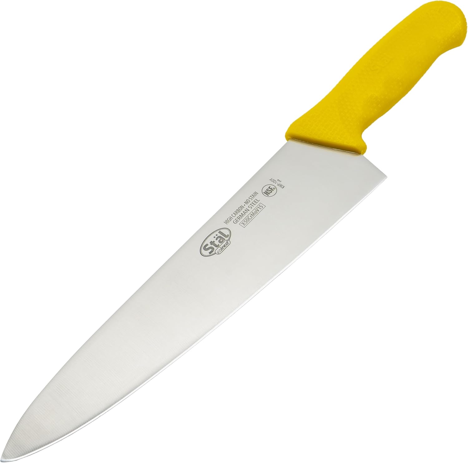CUCHILLO DE CHEF AMARILLO 10 PULGADAS