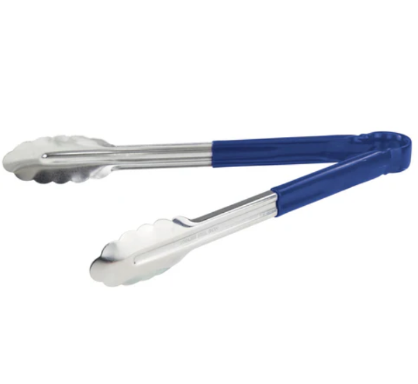 PINZA INOXIDABLE MANGO PLASTICO AZUL 12 PULGADAS