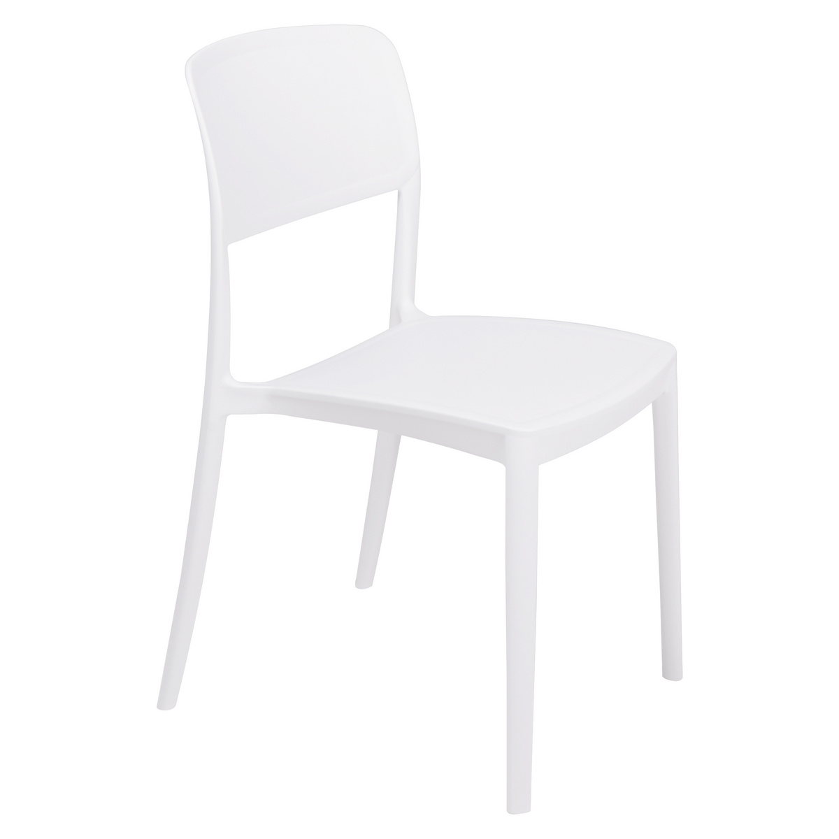 SILLA SUMMA MARTA EN POLIPROPELINO BLANCO
