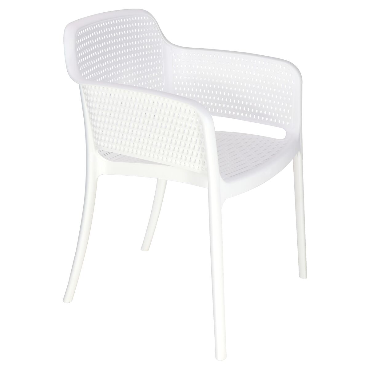 SILLA SUMMA GABRIELA EN POLIPROPILENO Y FIBRA DE VIDRIO BLANCO