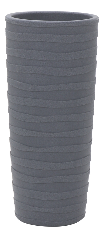 MACETA GREGO GRAFITO EN POLIETILENO 80 CM
